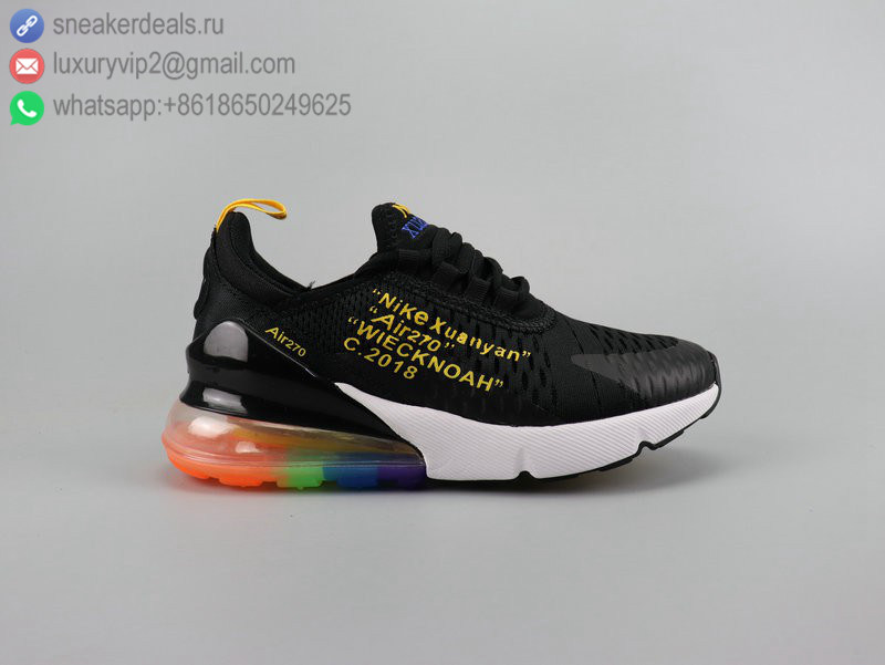 NIKE AIR MAX 270 XUANYAN BLACK MULTICOLOR UNISEX RUNNING SHOES